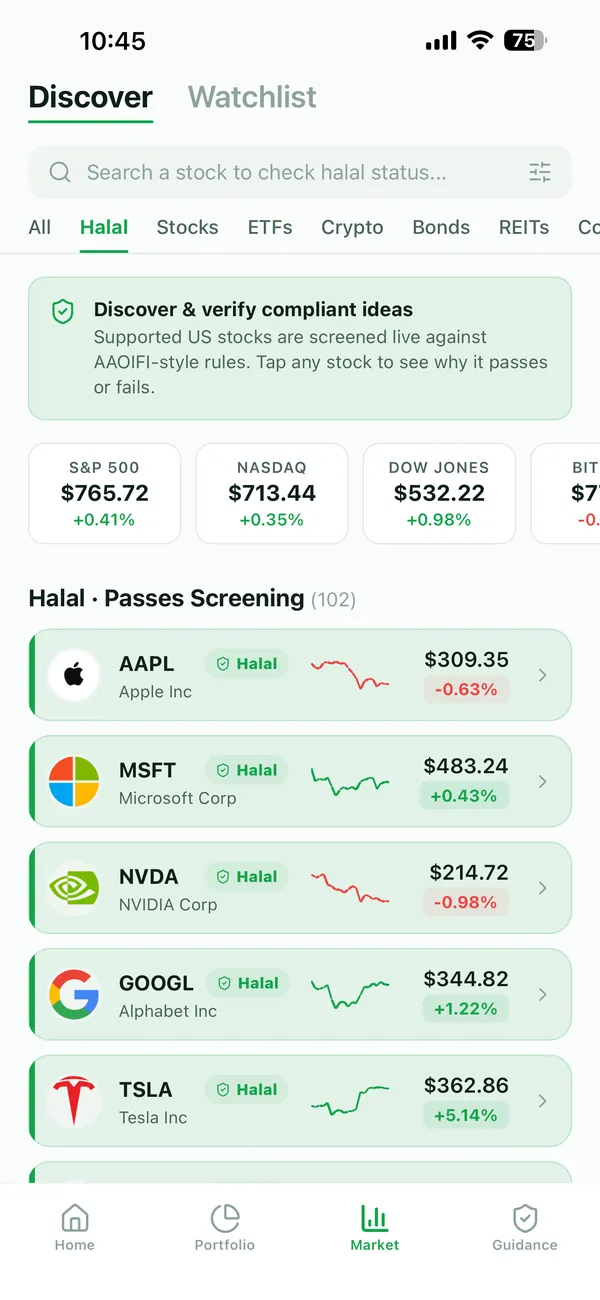 Live markets